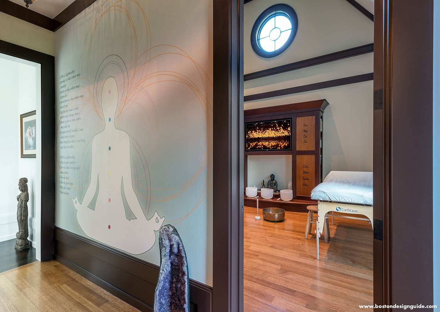 Meditation room by Sanford Custom Builders