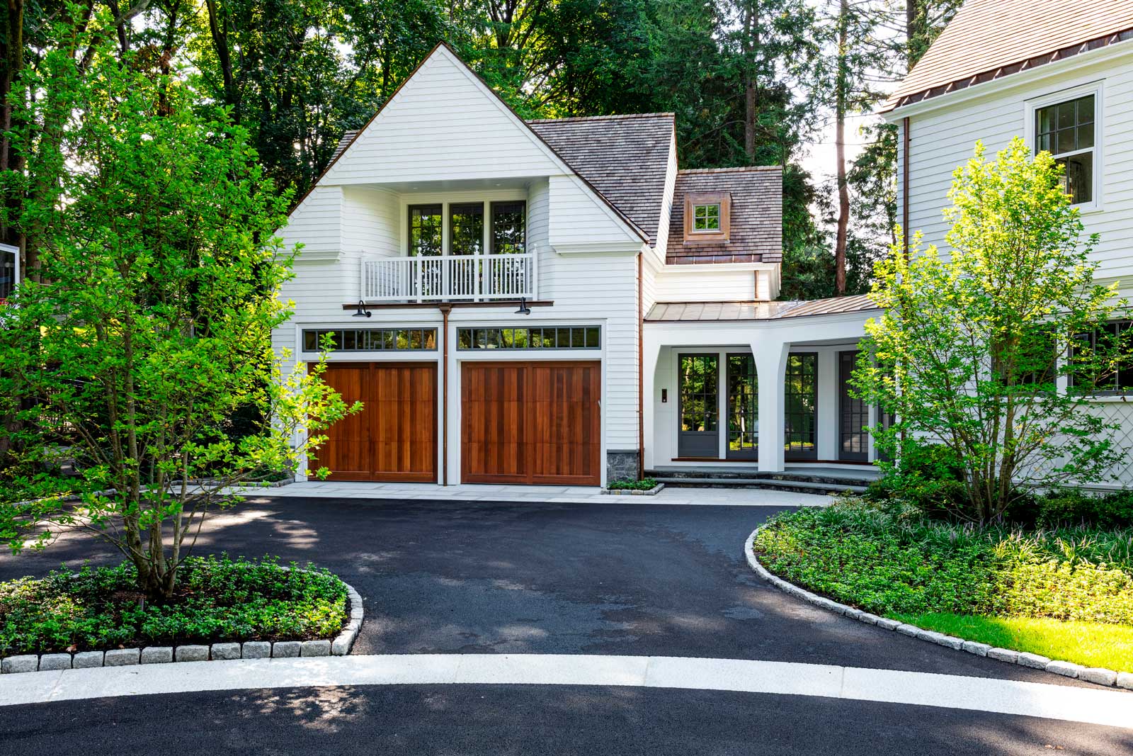 Chestnut Hill Classic Shingle Antique Home - Garage with Suite above