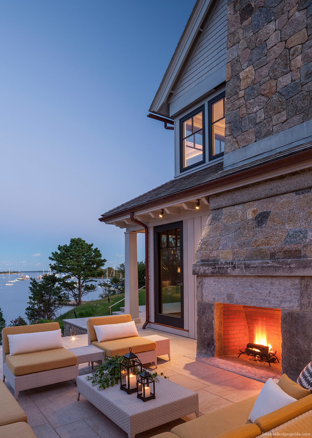 waterfront patio