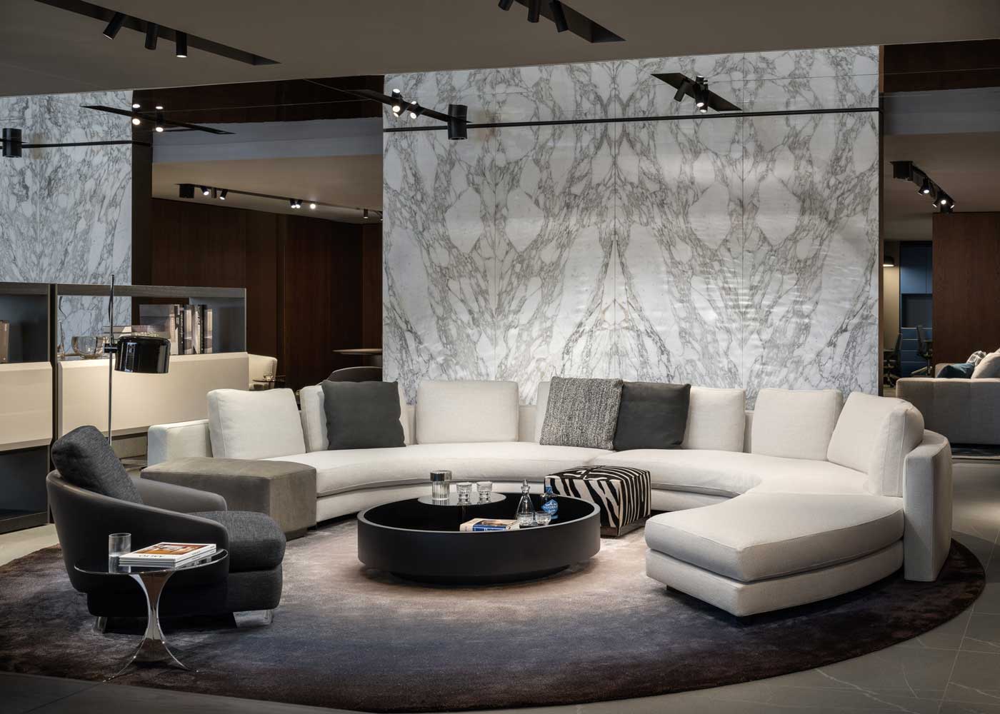 Minotti Boston showroom on Stuart Street in Boston