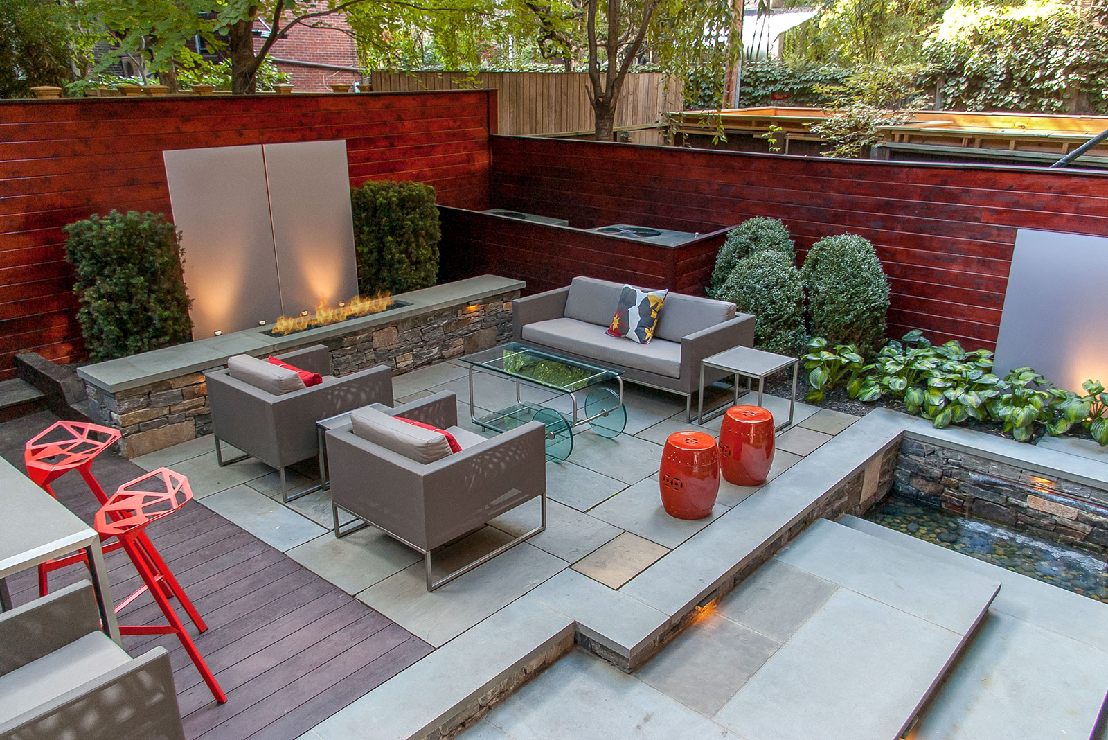 Urban courtyard designed by a Blade of Grass