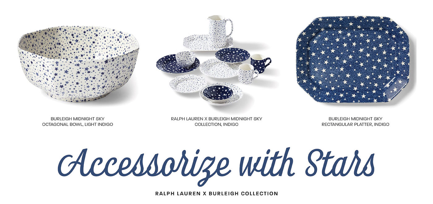 Ralph Lauren X Burleigh Collection, perfect for July 4th celebrations