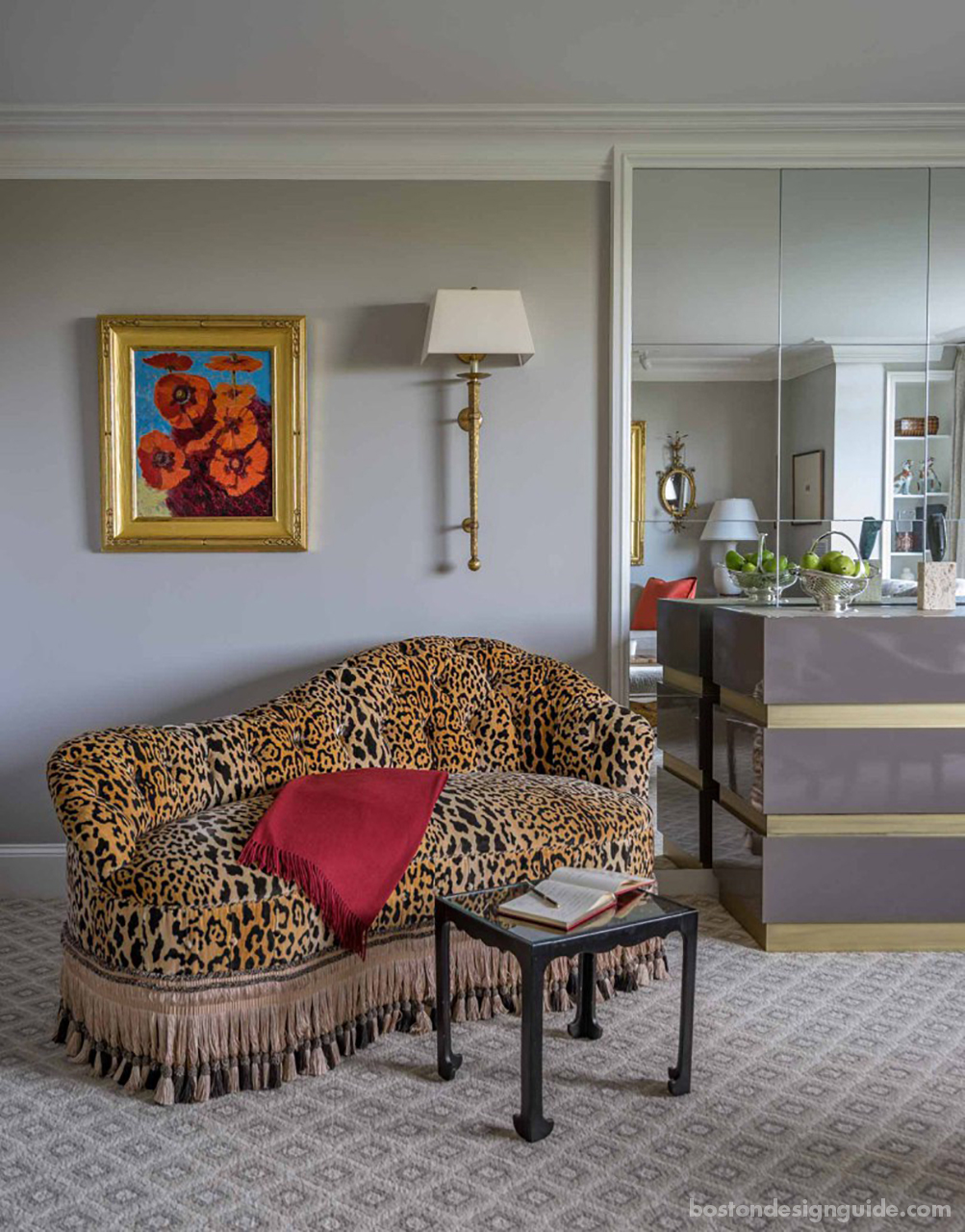 Animal prints in classic interiors