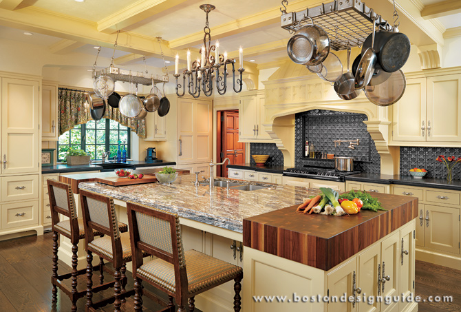 Architectural Kitchens; interior design by Anthony Catalfano Interiors; built by Kenneth Vona Construction; photo by Richard Mandelkorn