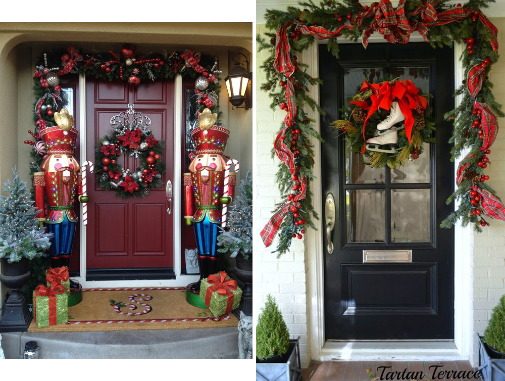 Holiday home door decoration