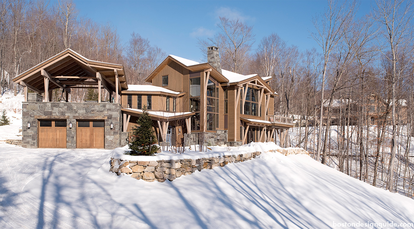 Striking energy-efficient ski house designed and built by Bensonwood