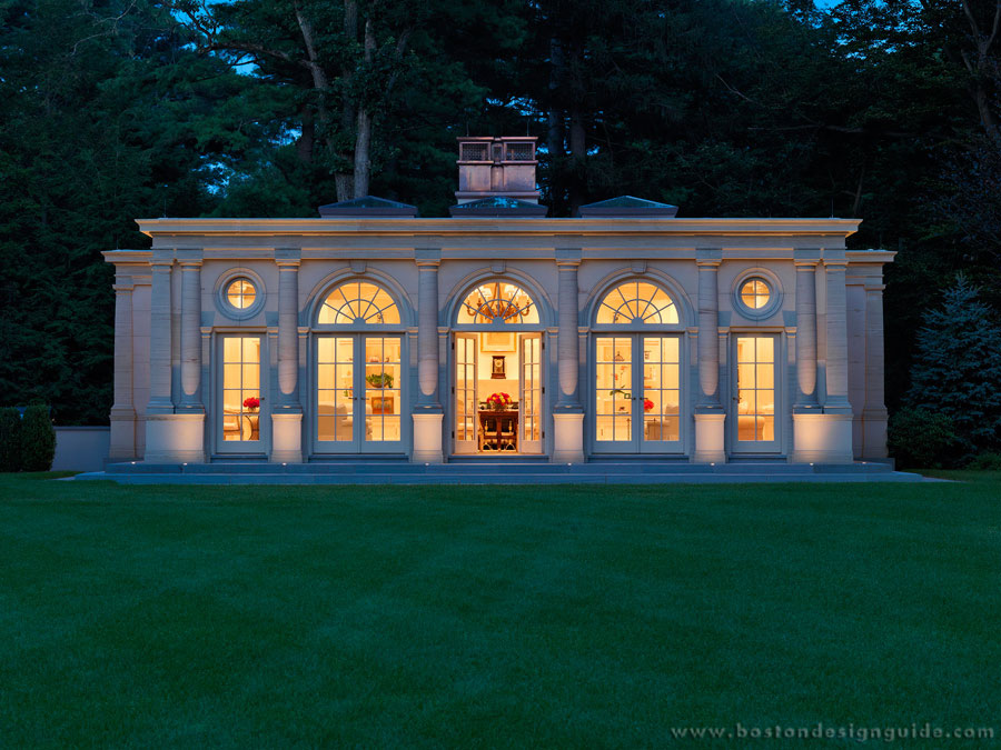 Garden Pavilion at Night