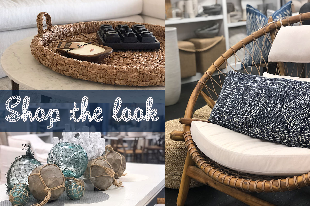 Rope accents and furnishings at Bespoke Abode, Martha's Vineyard Rope accents and furnishings at Bespoke Abode, Martha's Vineyard