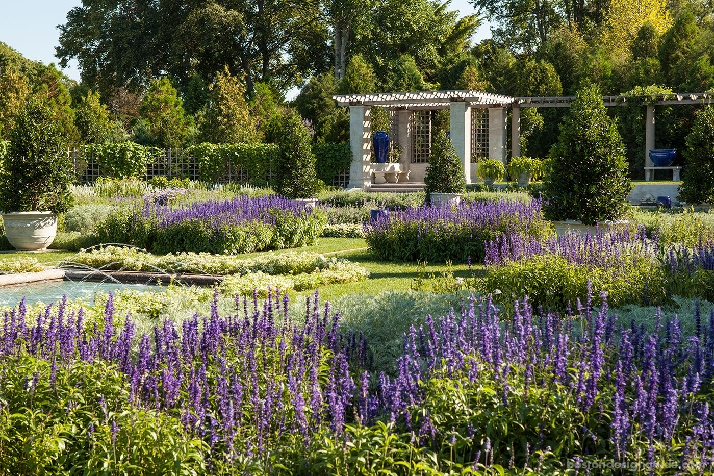 Historic Blue Garden cultivated and maintained by R.P. Marzilli & Company