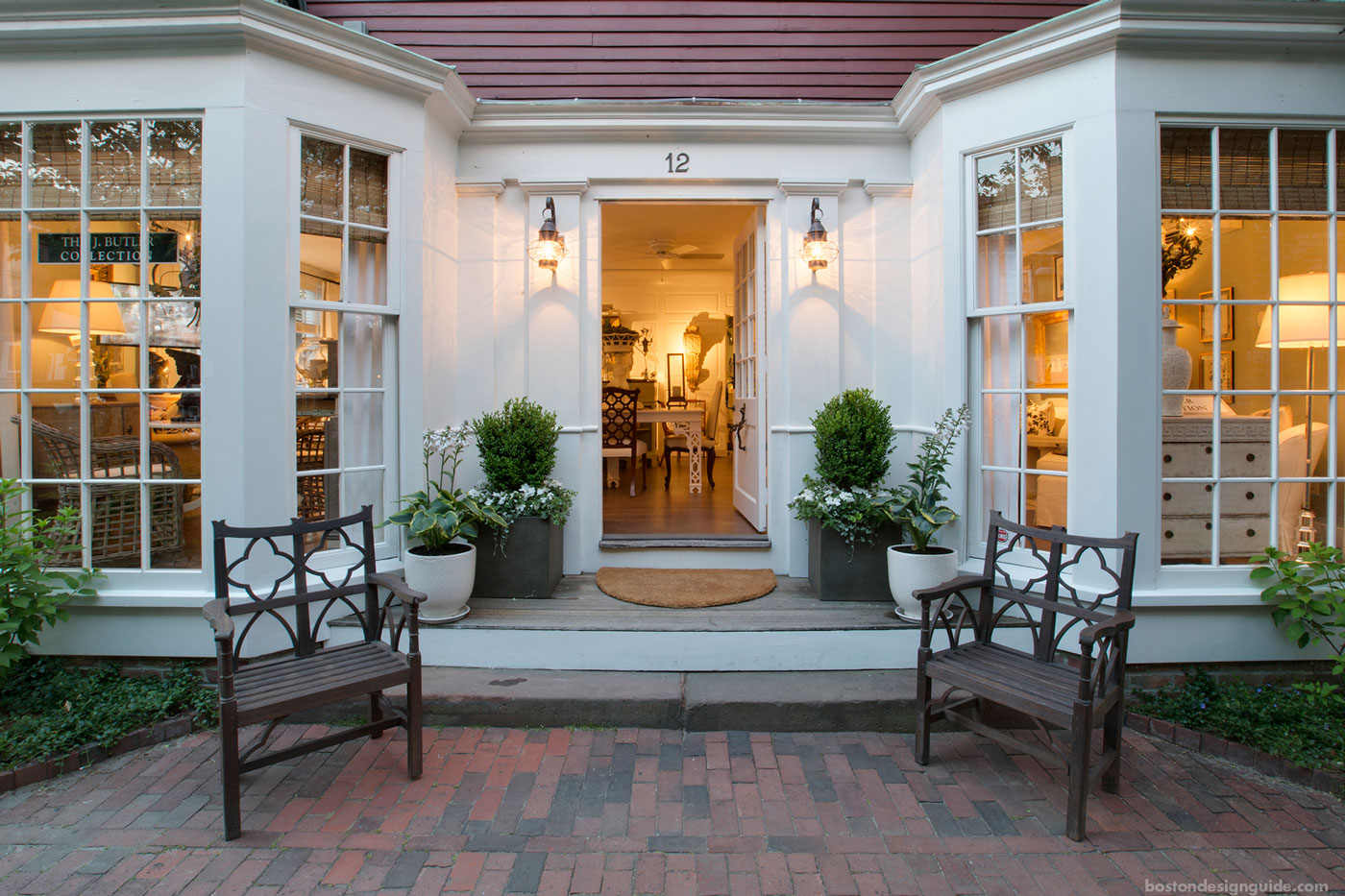 J. Butler Collection boutique store front in Nantucket