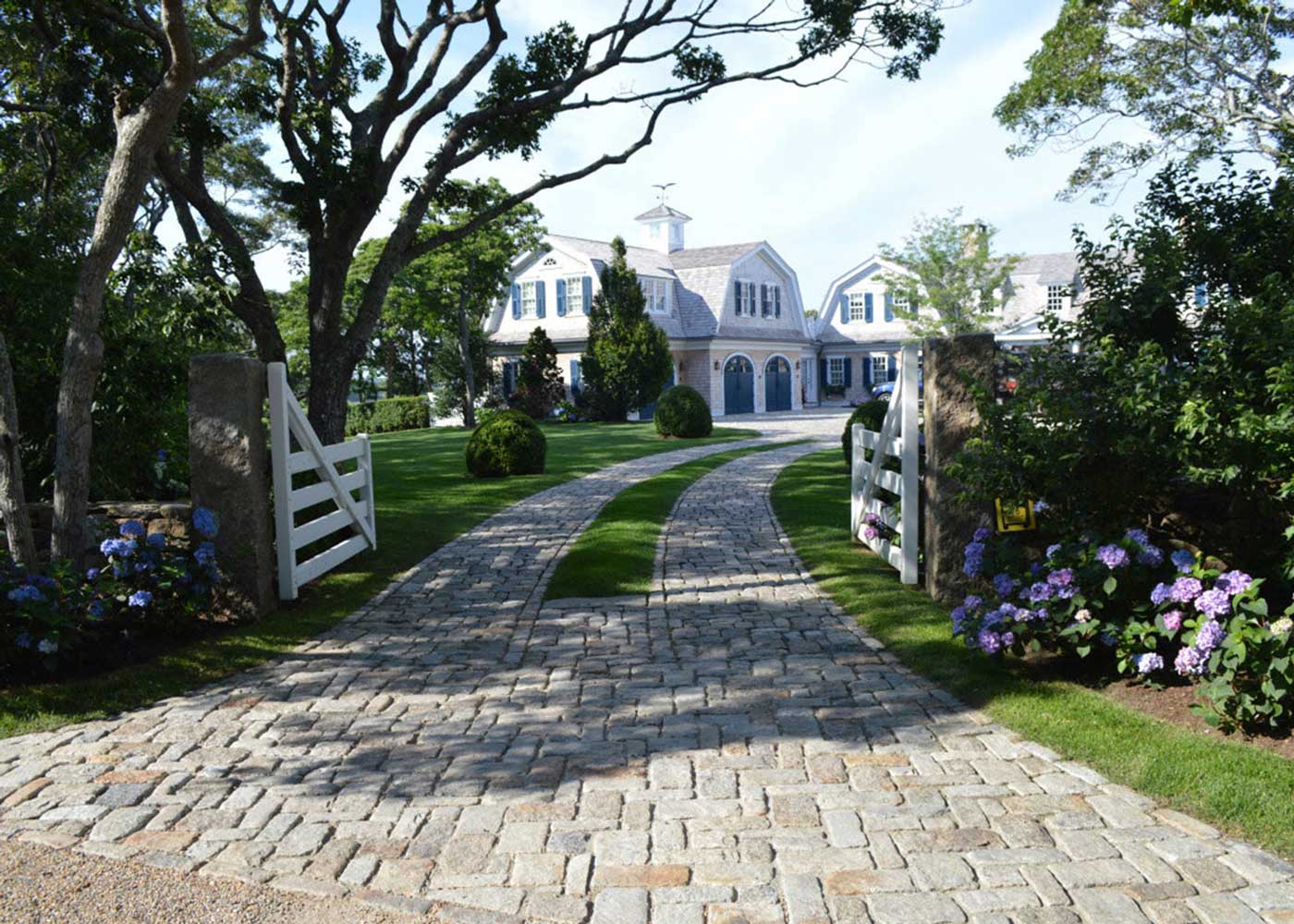 stone driveway