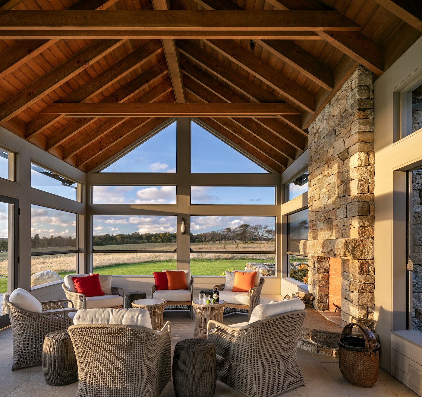 Horner Millwork, Coastal Rhode Island, Kolbe product lines, Phantom Screens, Screen Porch
