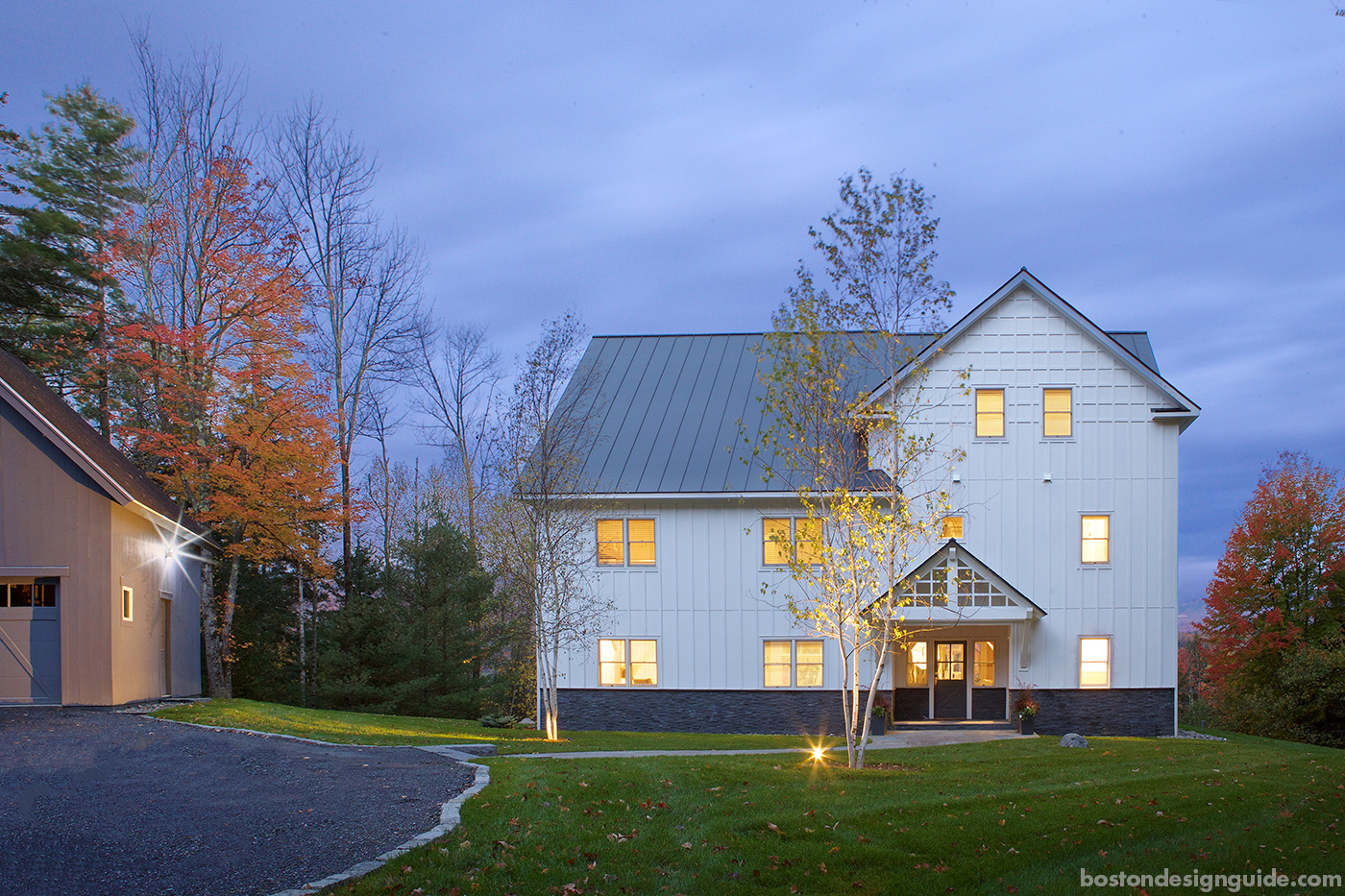 Custom high-end Maine home renovation by Slocum Hall Design Group