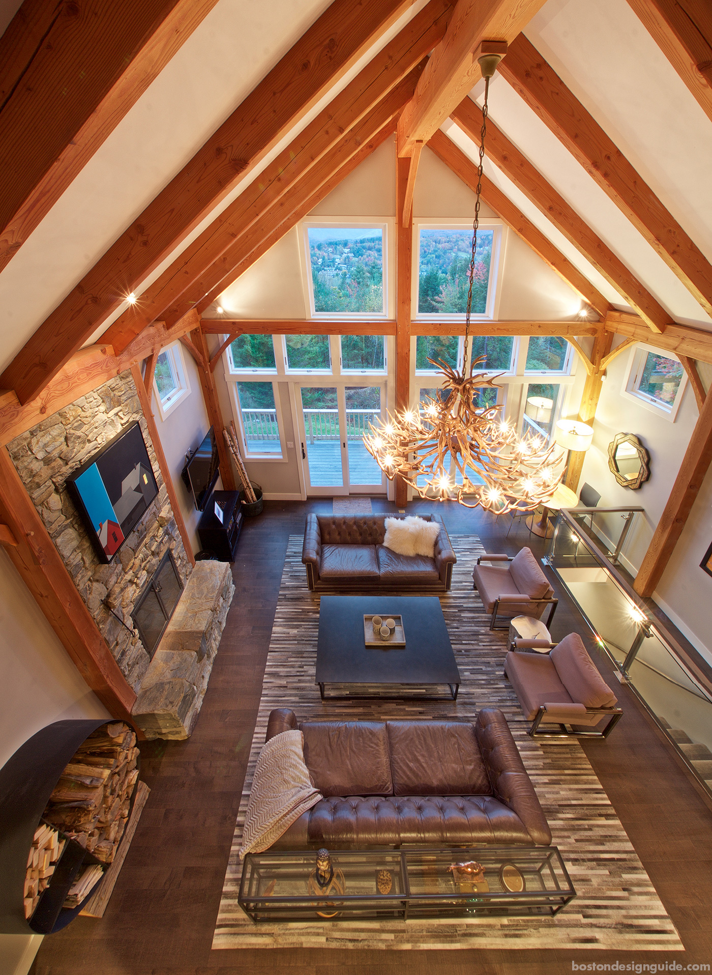 Custom high-end Maine home by Slocum Hall Design Group