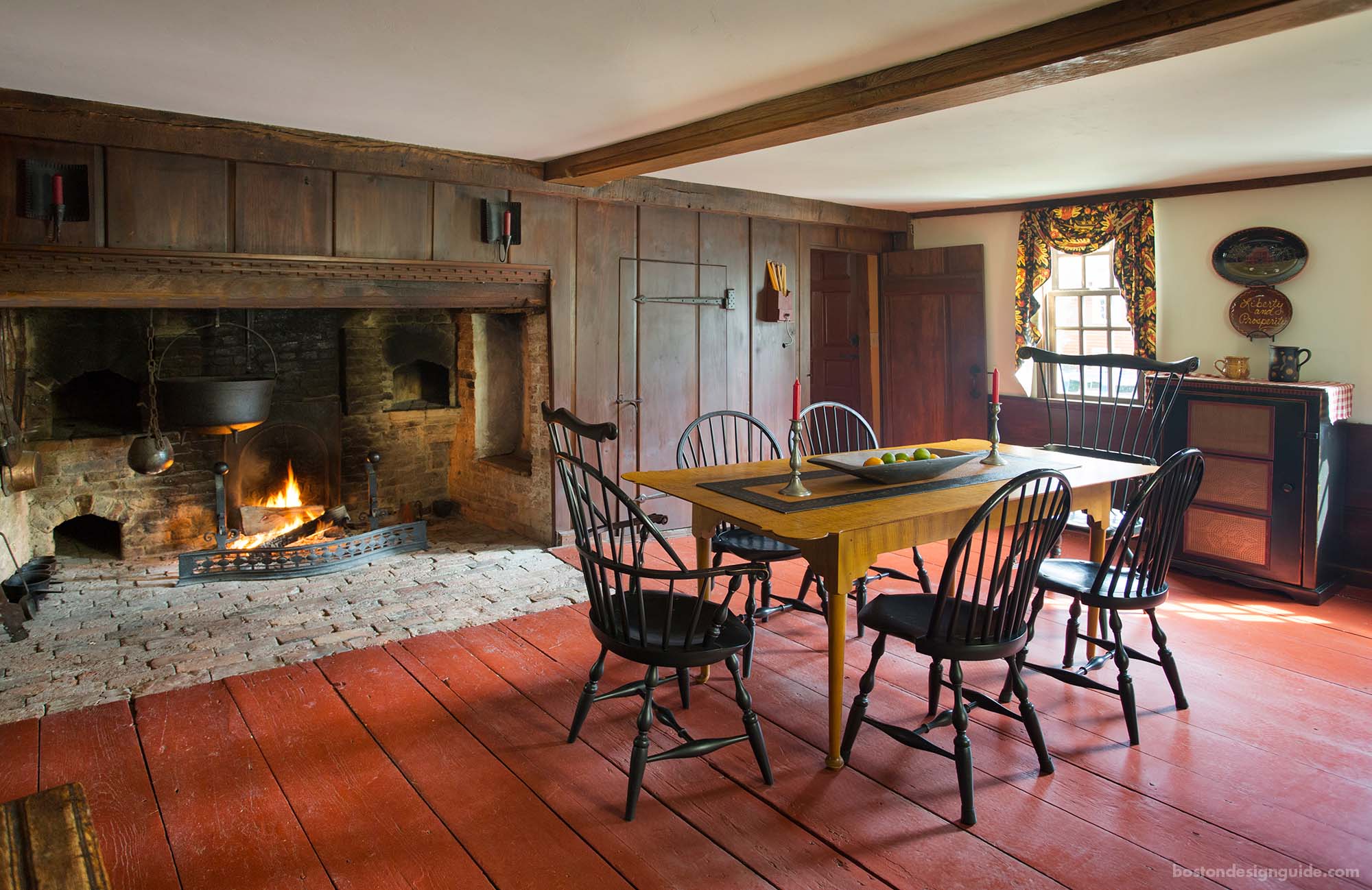 Kitchen fireplace by C2MG Builders