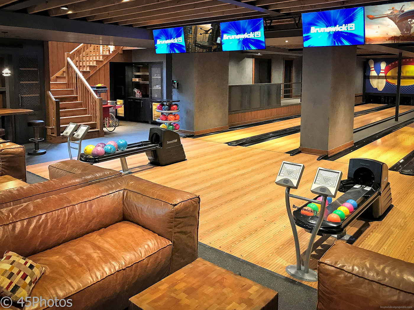 in-home bowling alley