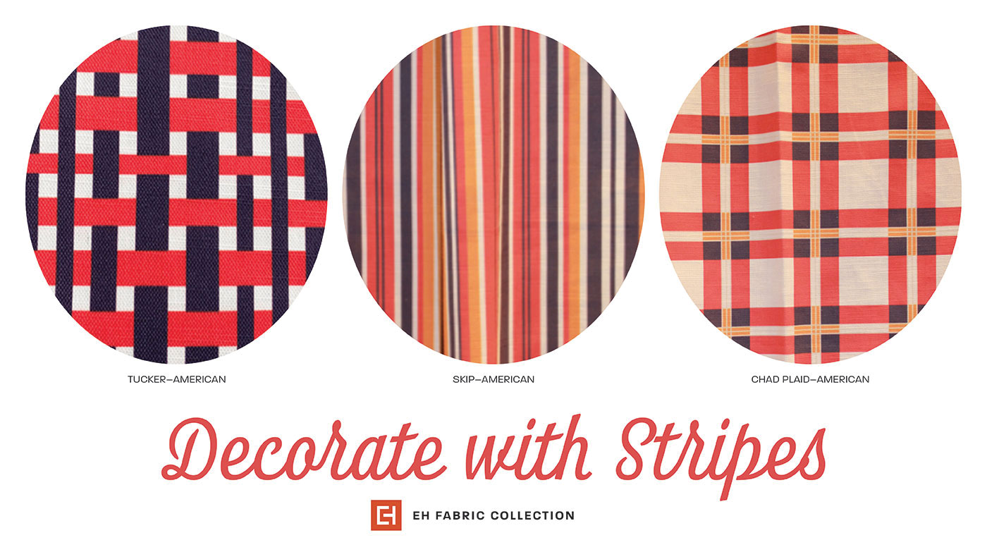 Eric Haydel Interior Design's patriotic fabric collection