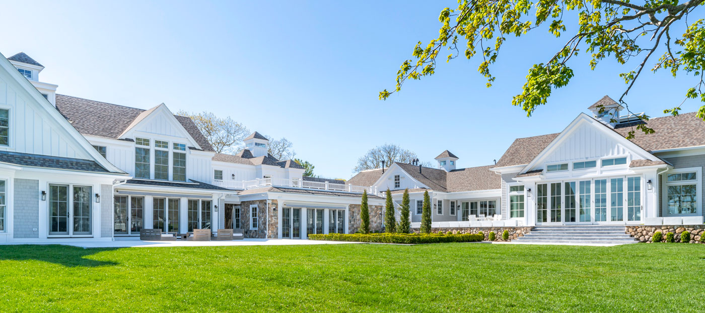 McKay Architects Rear of the home, Wareham, MA