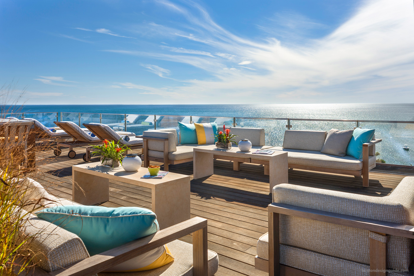 Roof deck on Cape Cod