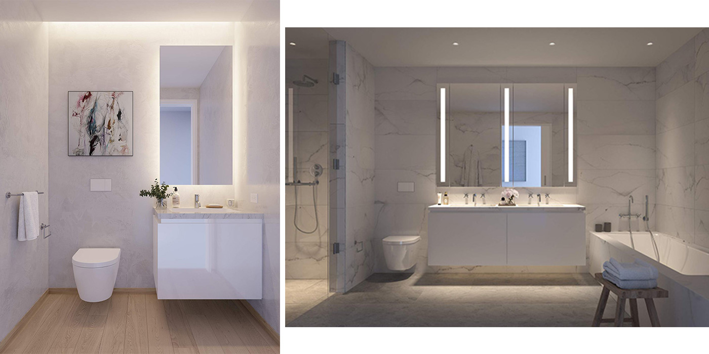 Duravit Dream Bath Competition Honorable Mention Winning Project by Bori Kang of Richard Meier & Partners