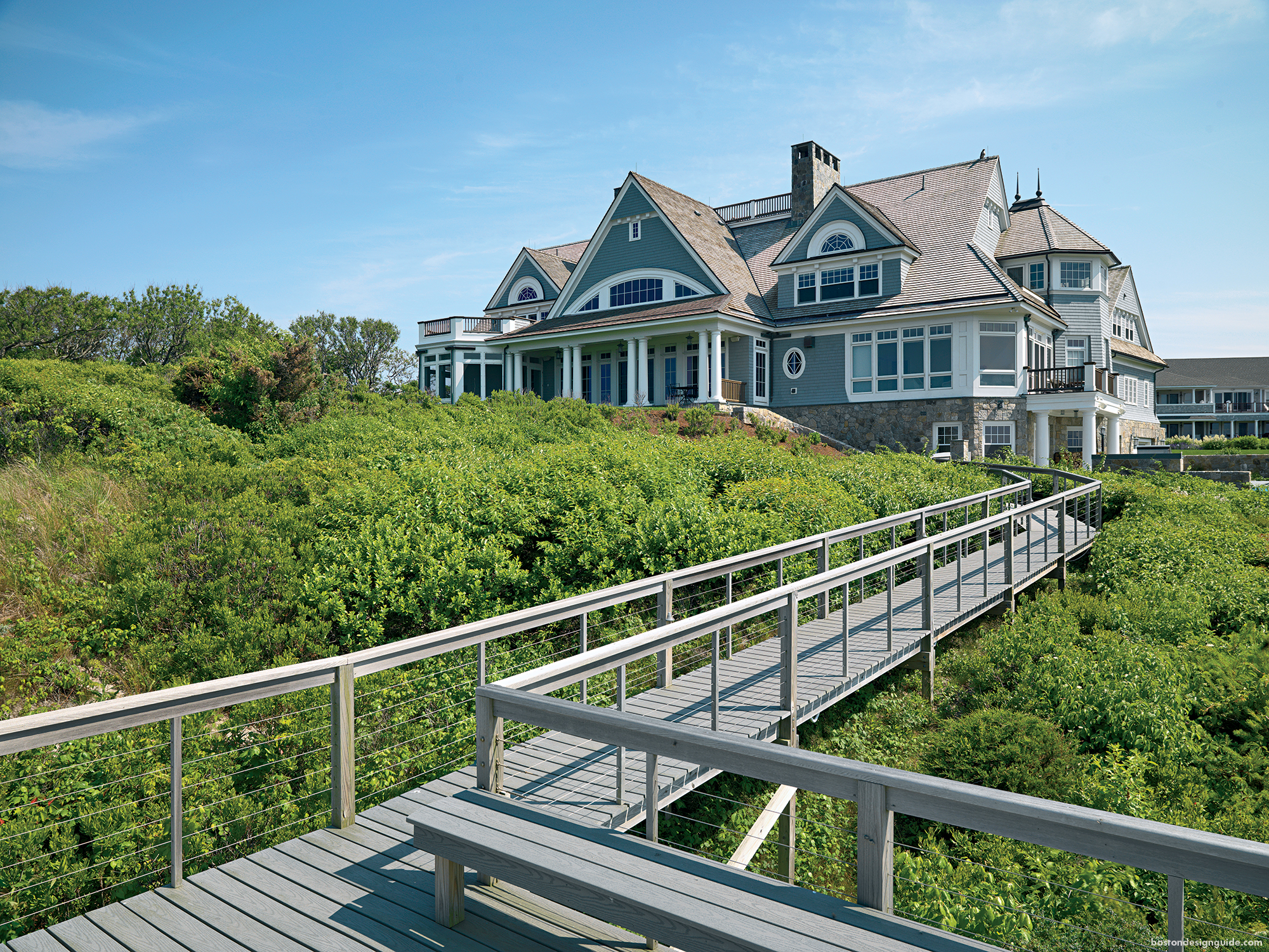 waterfront homes New England coast