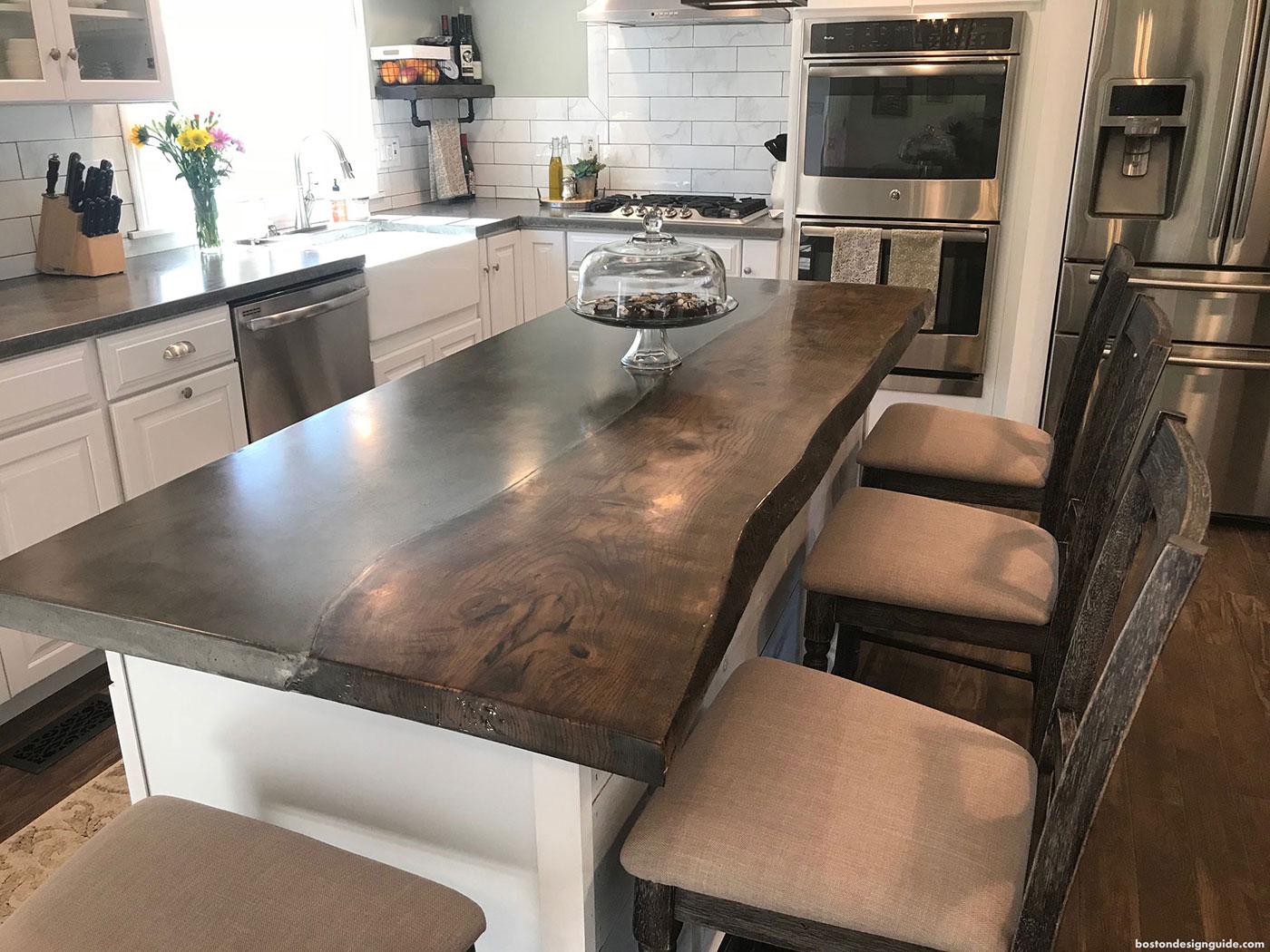 Concrete countertop by Elements Concrete Co.