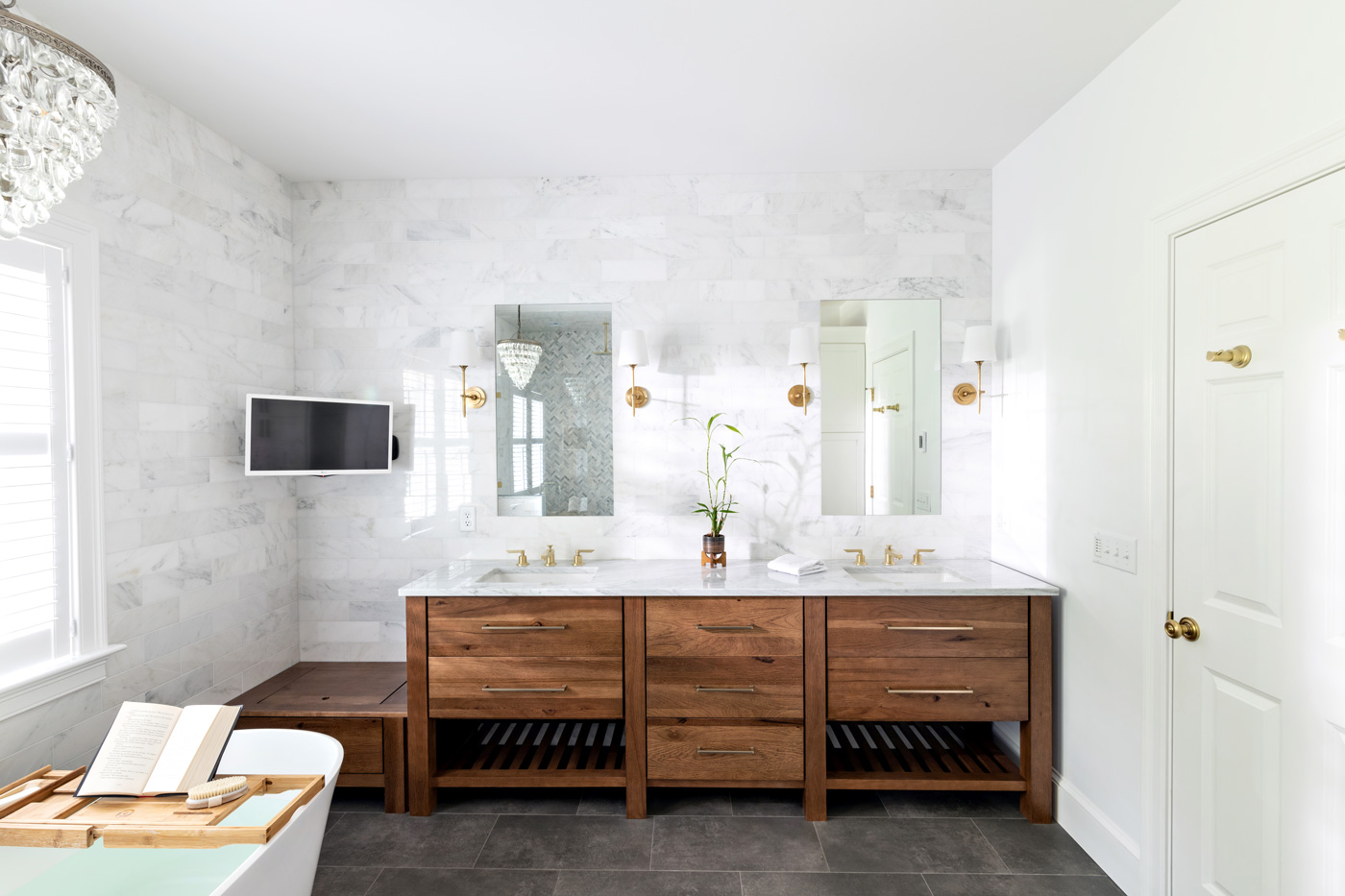 Master bathroom vanity