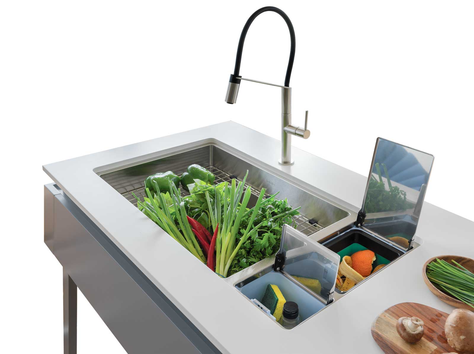 Franke Chef Center multi-functioning sink