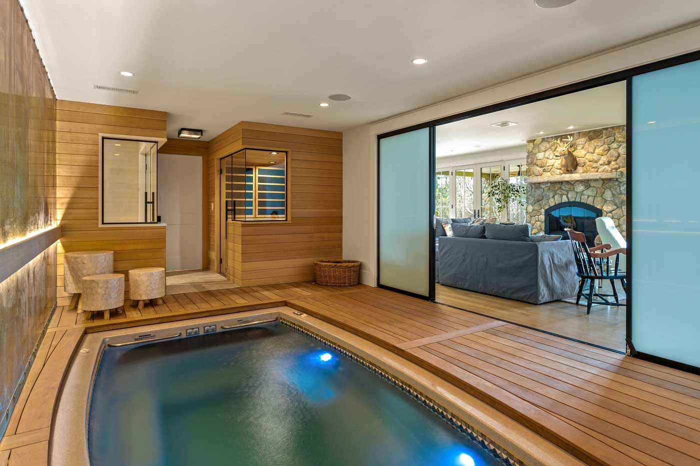 indoor lap pool