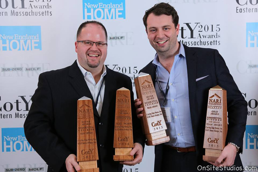 Cutting Edge Homes Wins 2015 Gold CotY Award