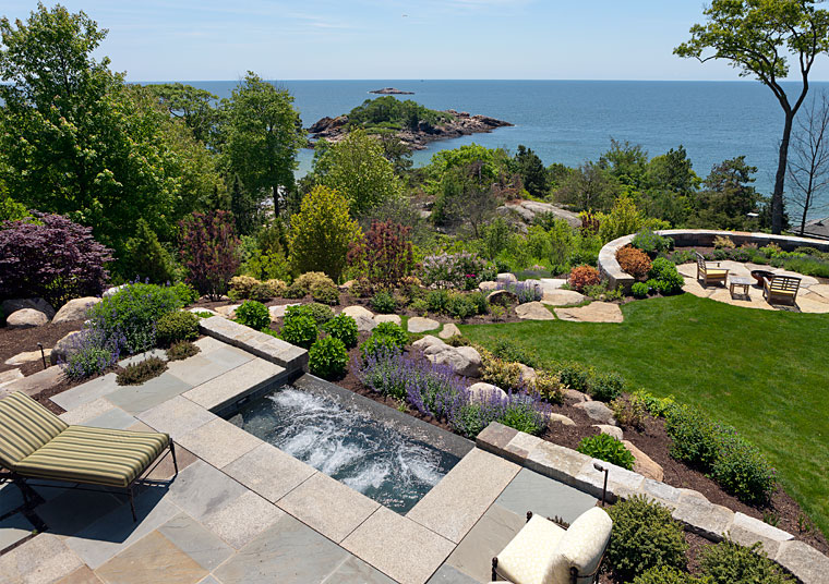 Oceanside Landscape in Manchester-by-the-Sea by R.P. Marzilli and Company and Gregory Lombardi Design