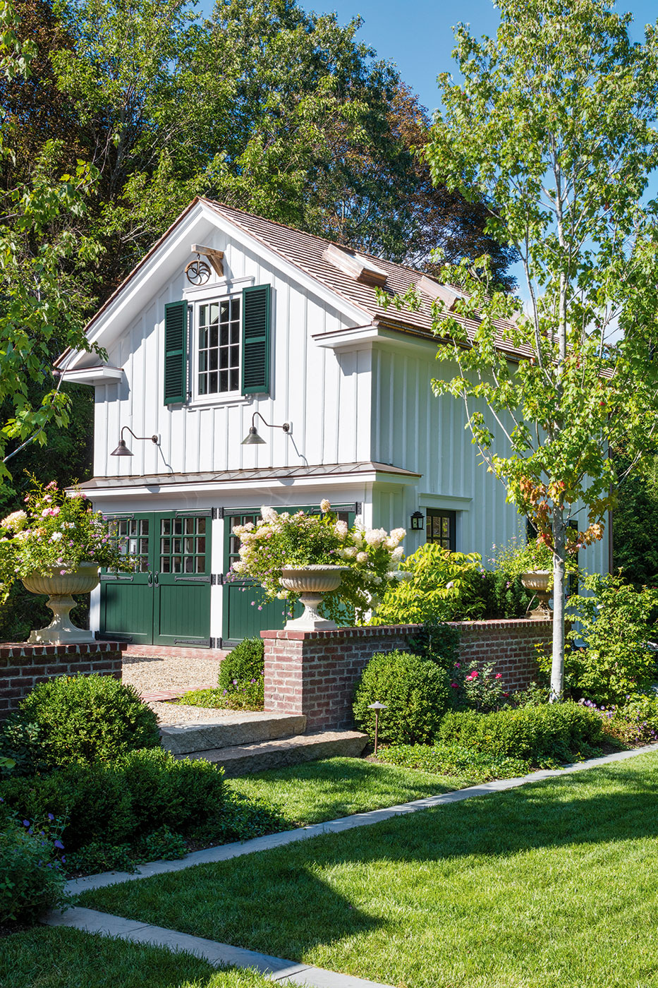 Historic Renovation by Patrick Ahearn Architect with landscape by a Blade of Grass