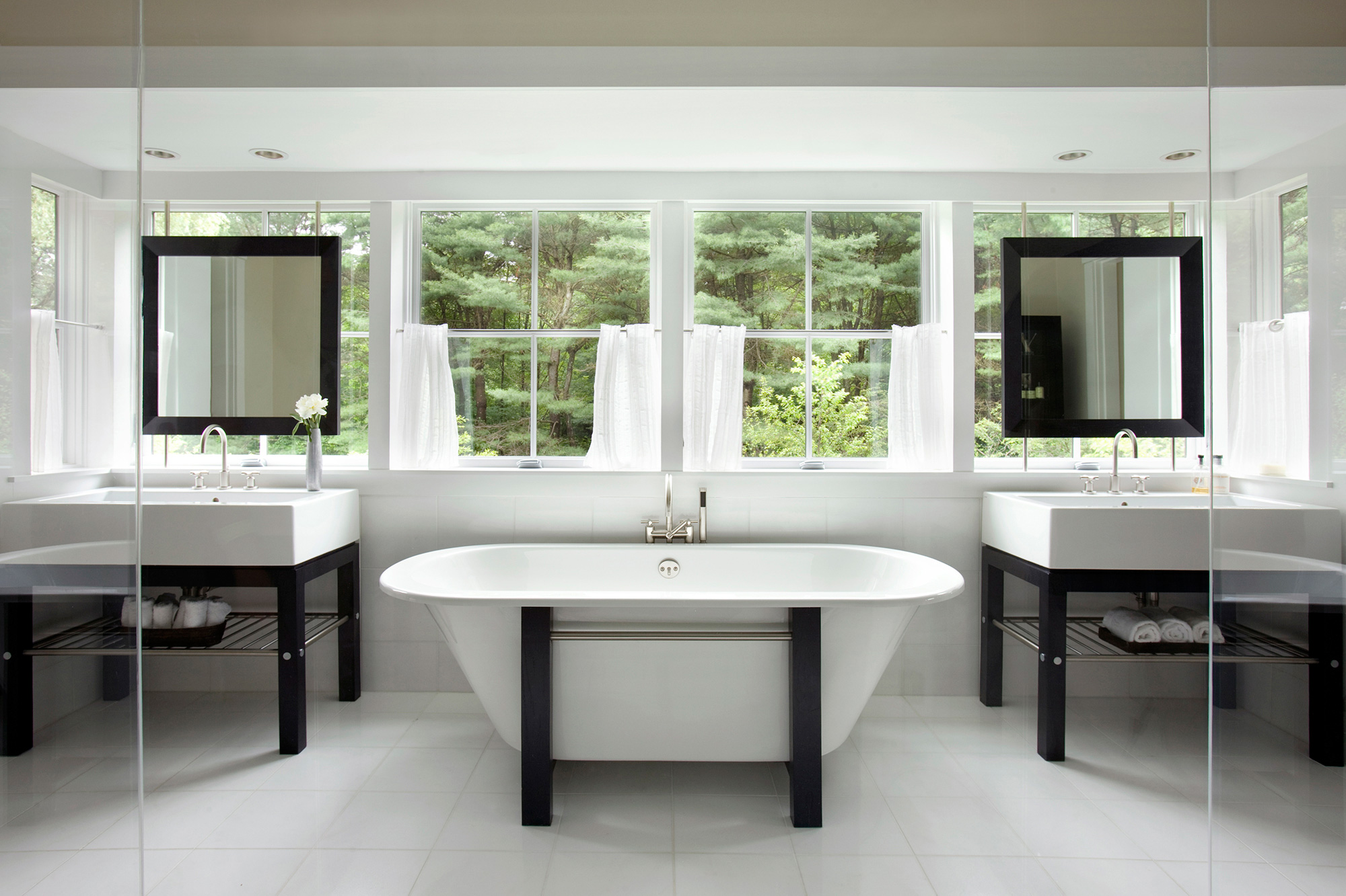 High-end master bathroom