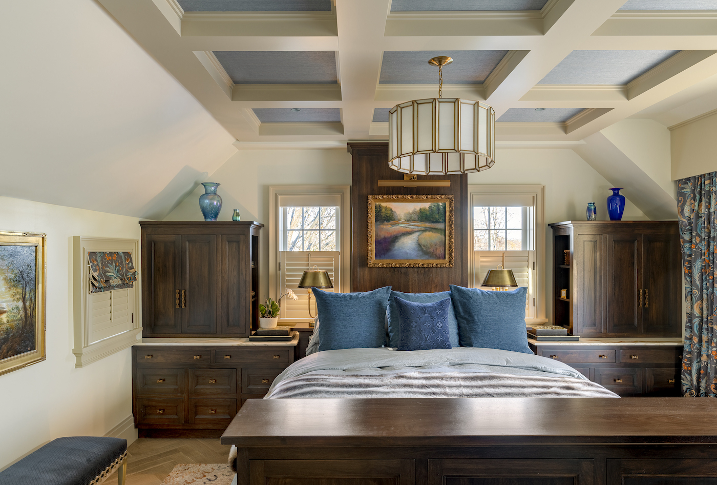 CM Ragusa Builders, The Jewelry Box, Coastal New Hampshire, Compact Home, Primary Bedroom