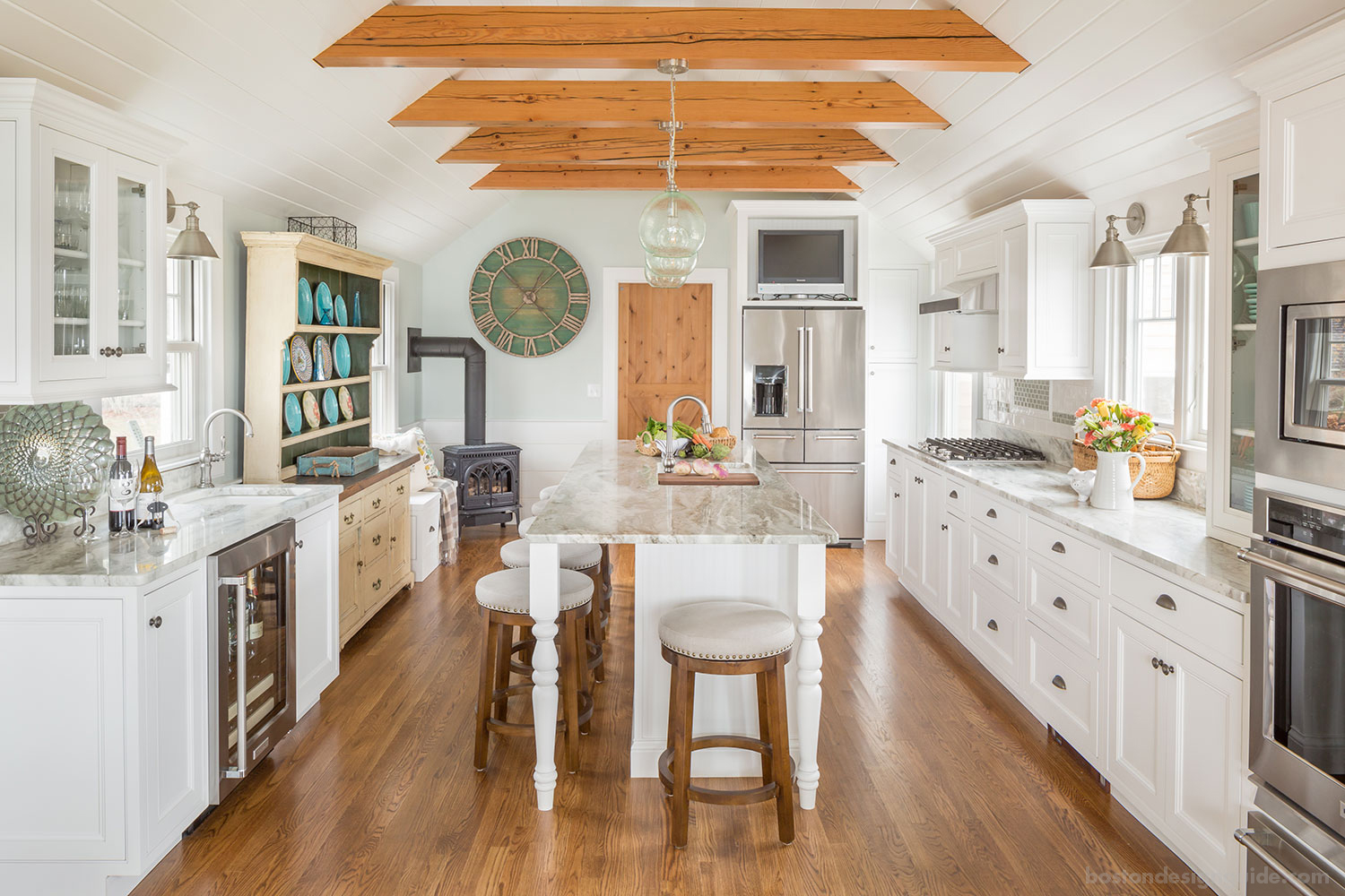 A Cape Cod Cottage  Style Kitchen s  New Look  Boston 