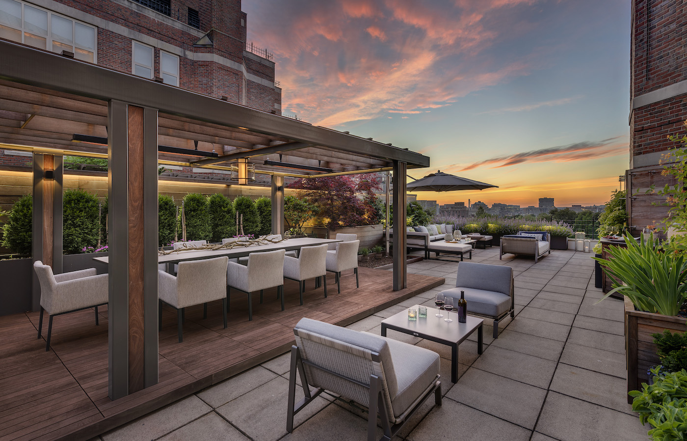 Zen Associates, Al Fresco Dining, Outdoor Living Spaces, Landscape Design, Boston