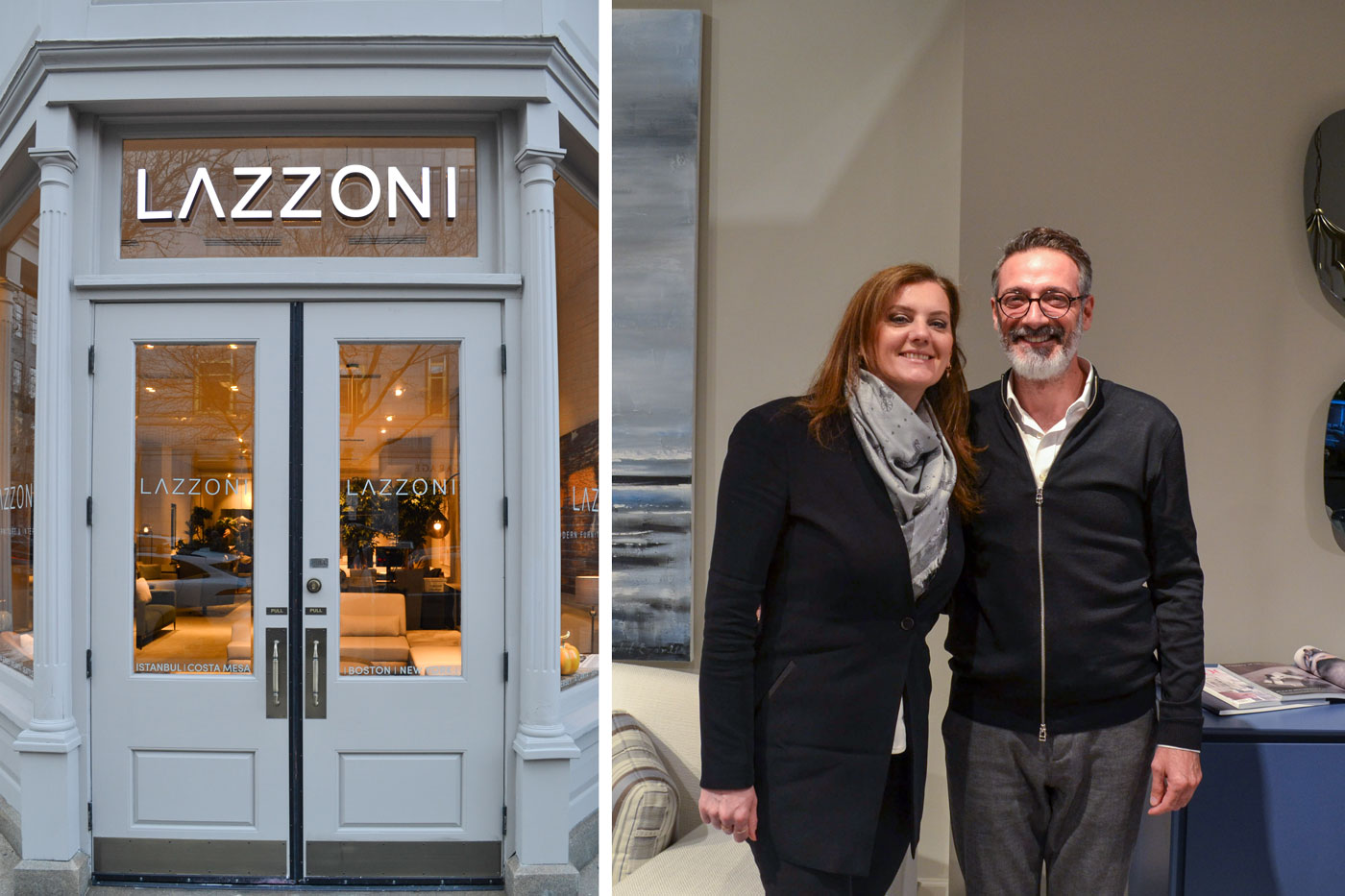 Lazzoni Furniture, Newbury St., Boston