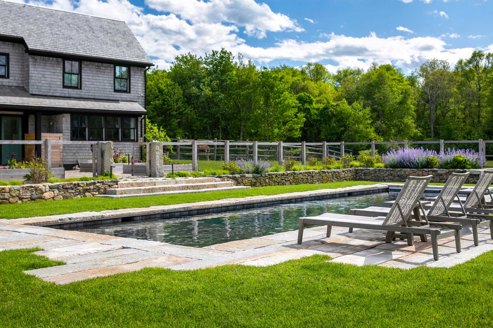 backyard with pool