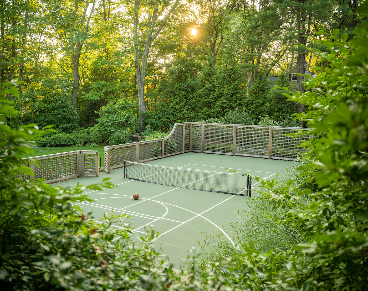 Landscape Creations, Gregory Lombardi Design, Wellesley, Sport Court