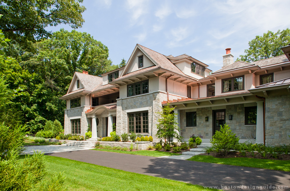 Morehouse MacDonald and Associates; general contractor: The Lagasse Group; landscape architect Gregory Lombardi Design