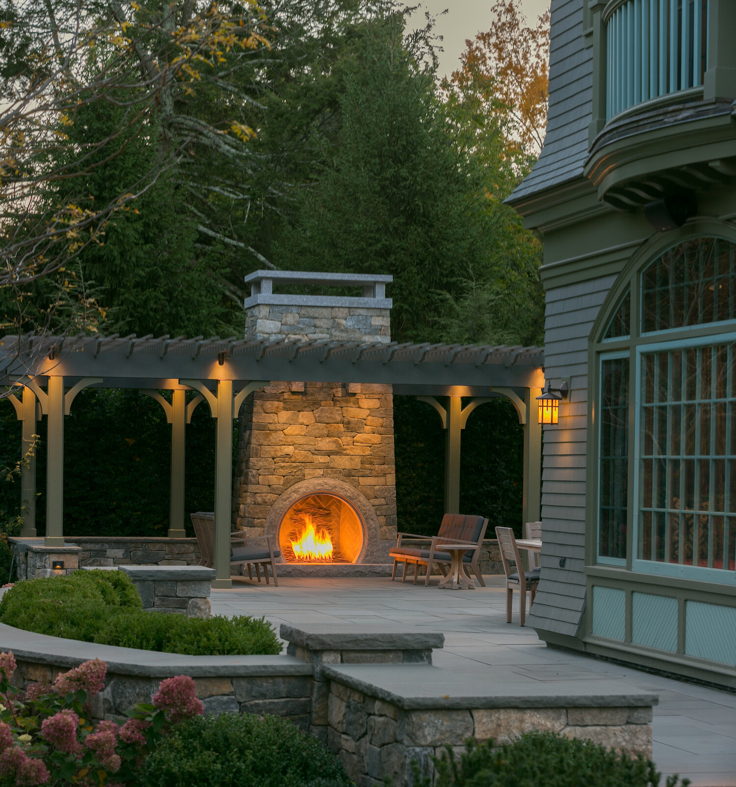 dream backyard, outdoor firepits