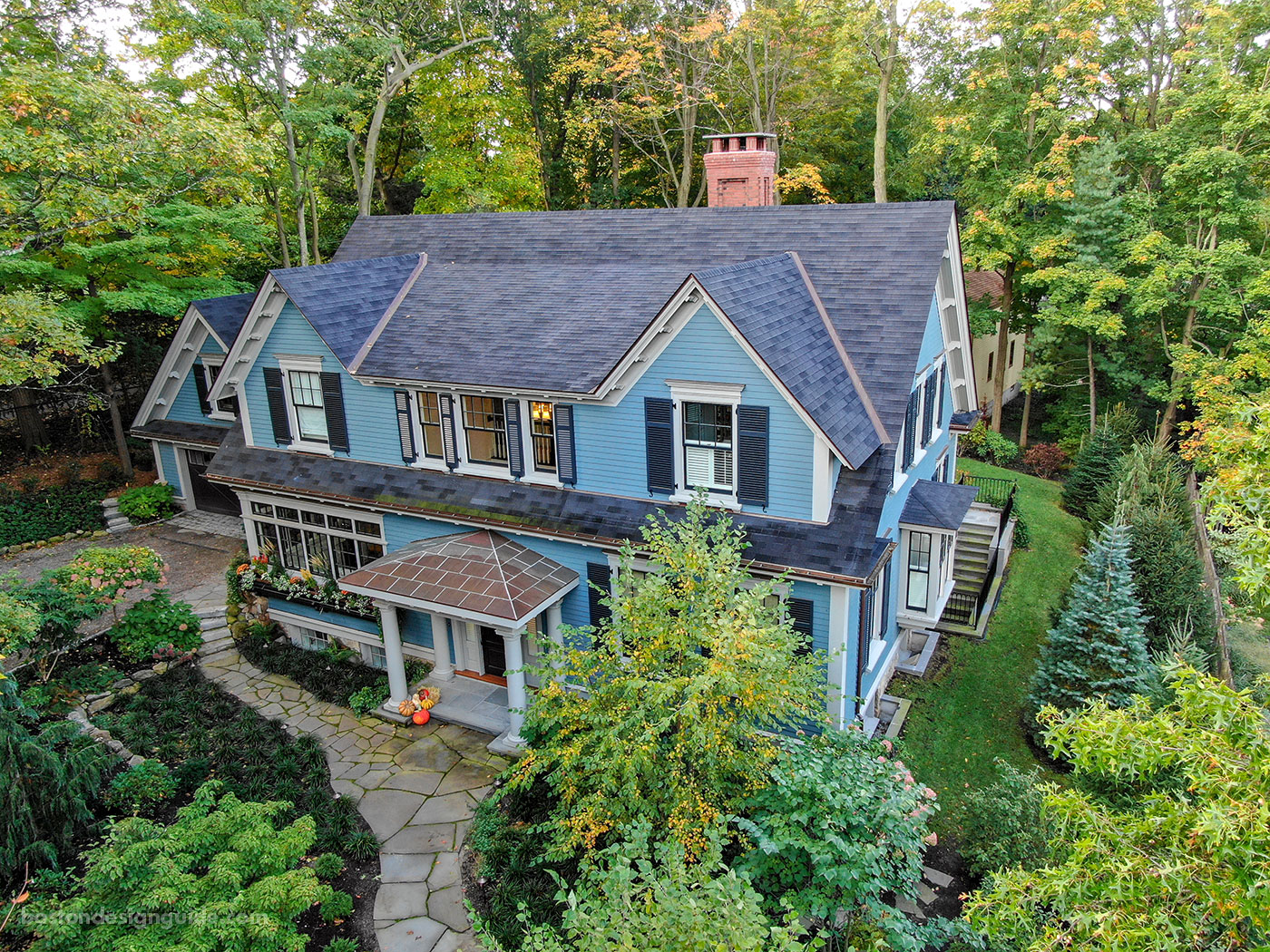 A new home in a historic Boston neighborhood designed by Meyer & Meyer Architecture and Interiors