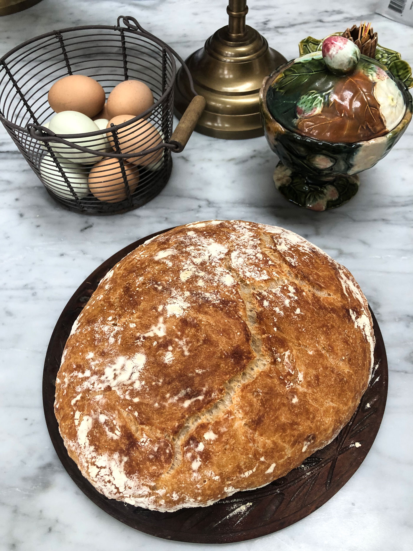 No-Knead Bread, recipe by Sullivan Street Bakery