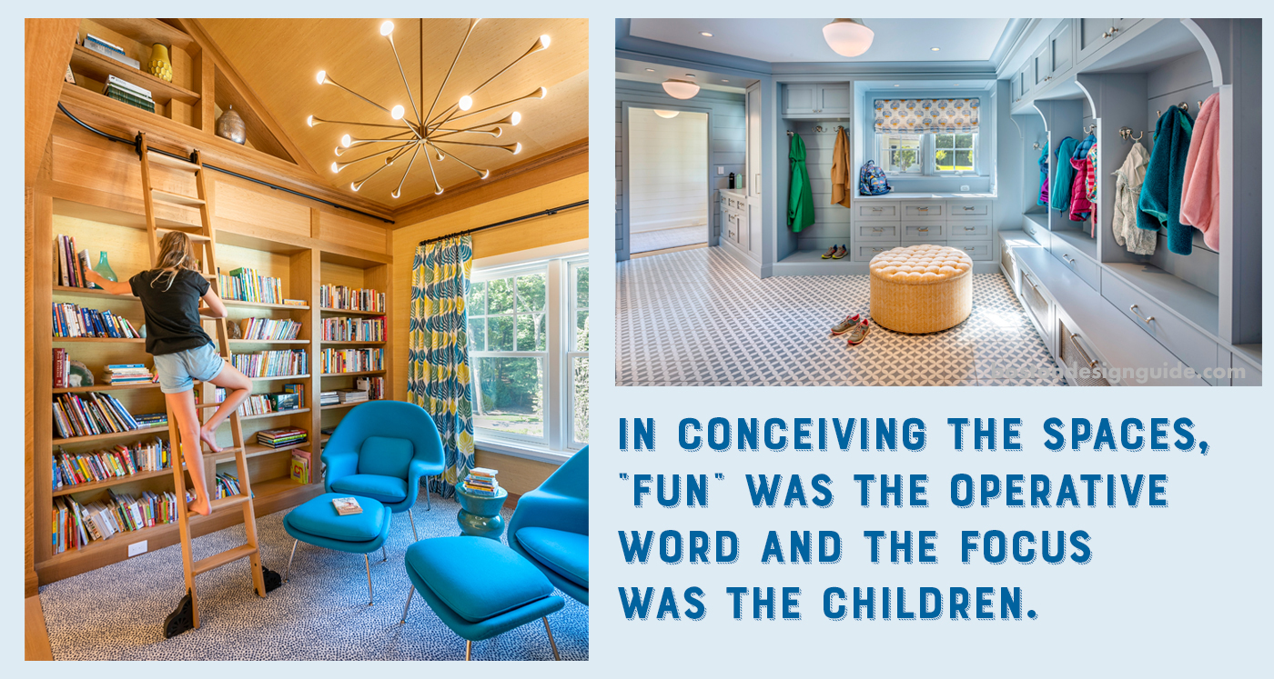 library and mudroom