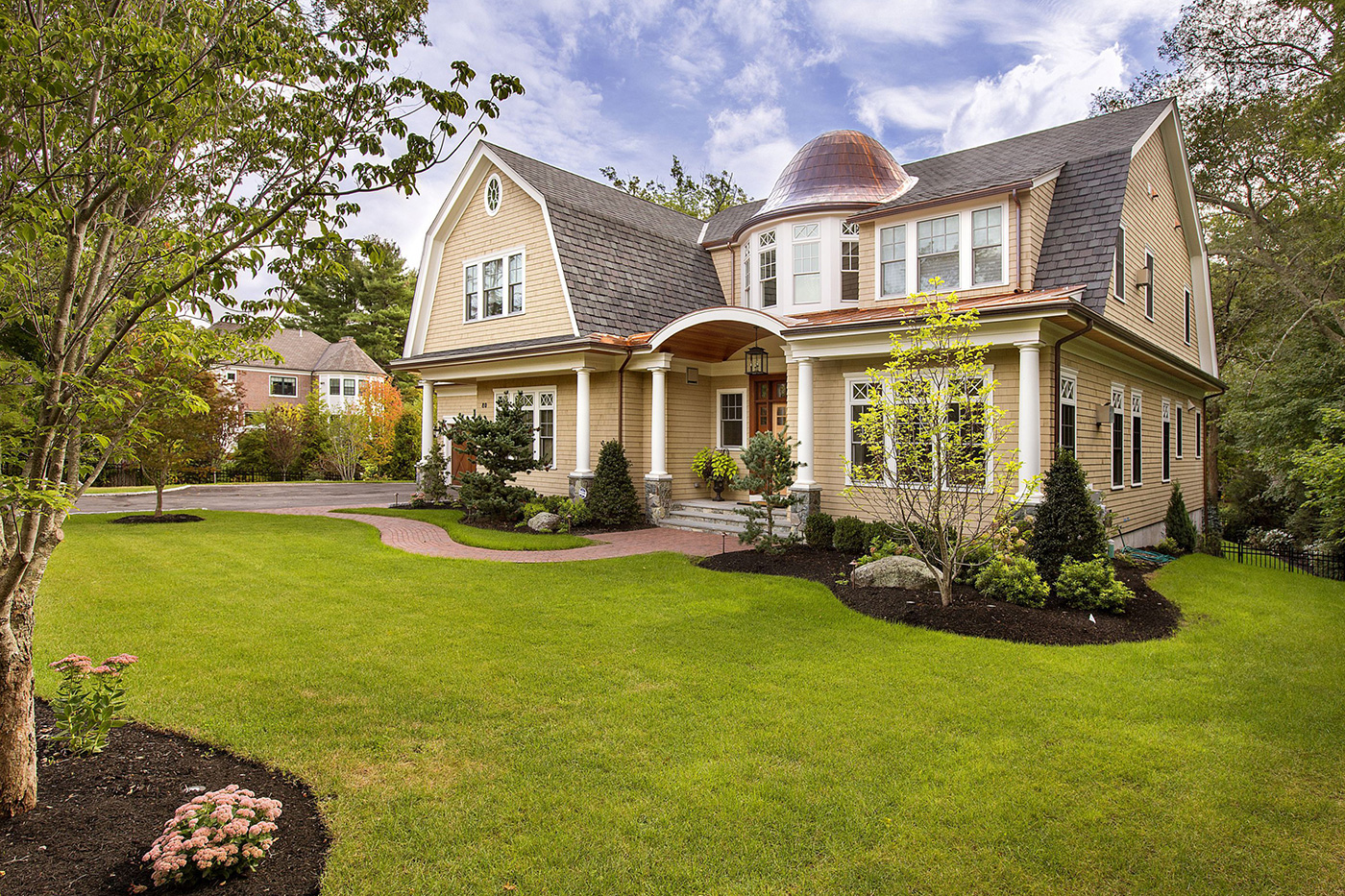 High-end custom home with curb appeal by Peter Sachs Architect