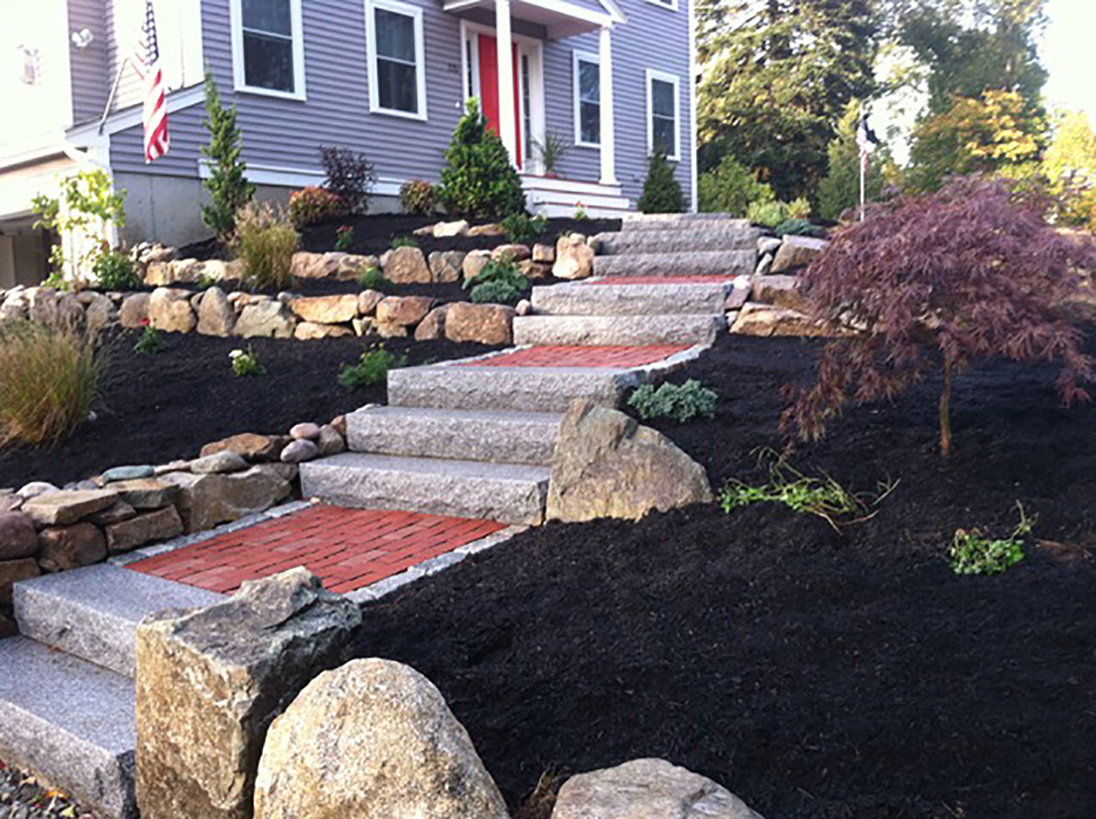 Front walk makeover