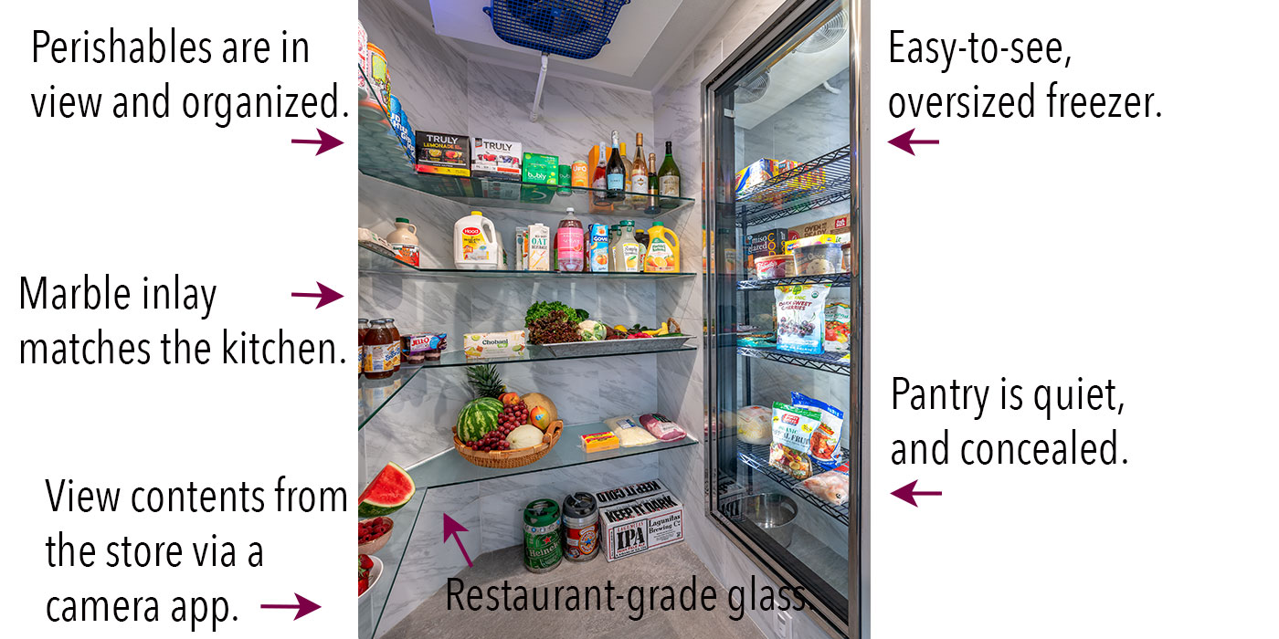 RootCellar© Concepts Refrigerated Pantry