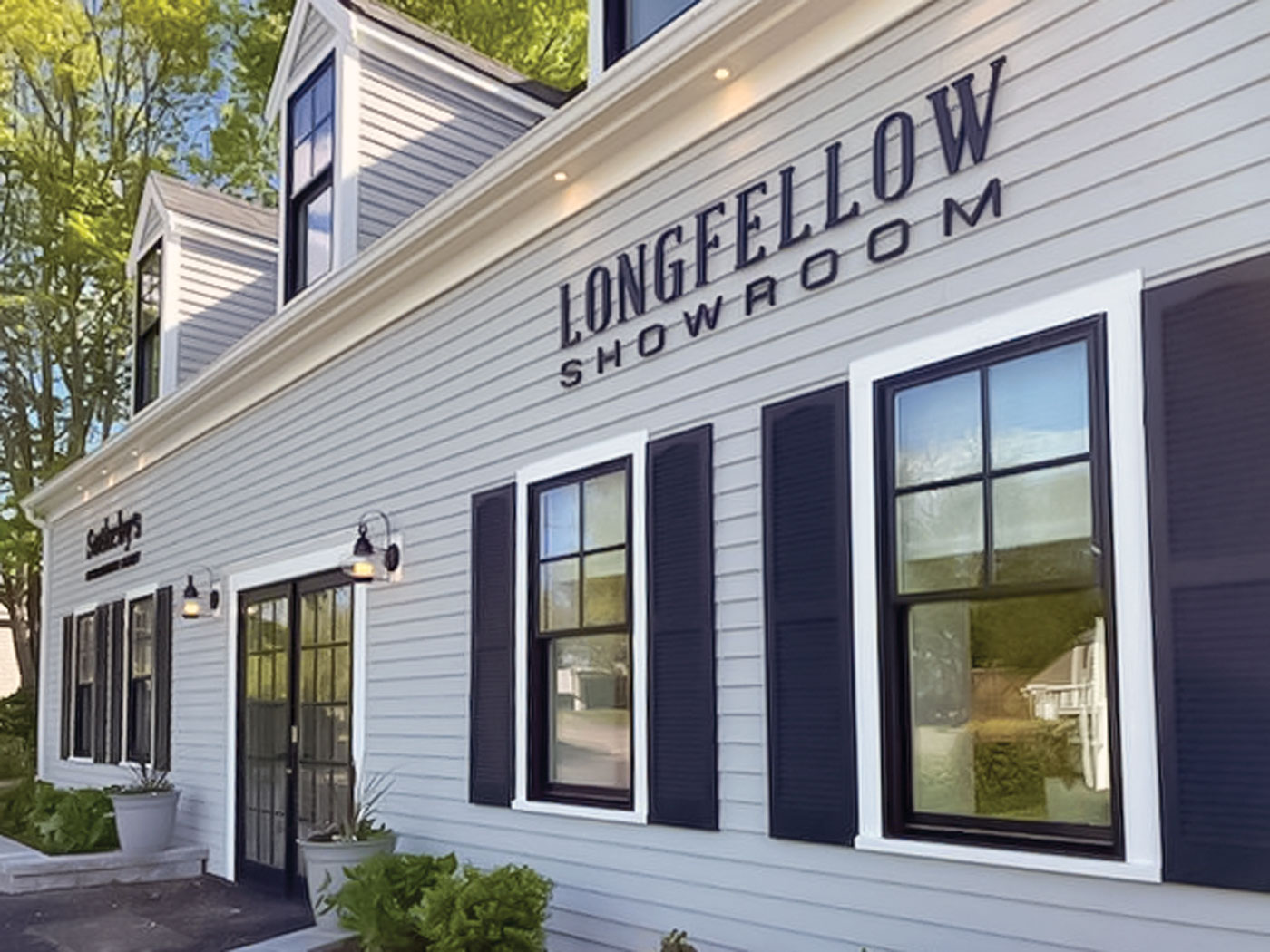 Outside view of Longfellow showroom in Sandwich MA