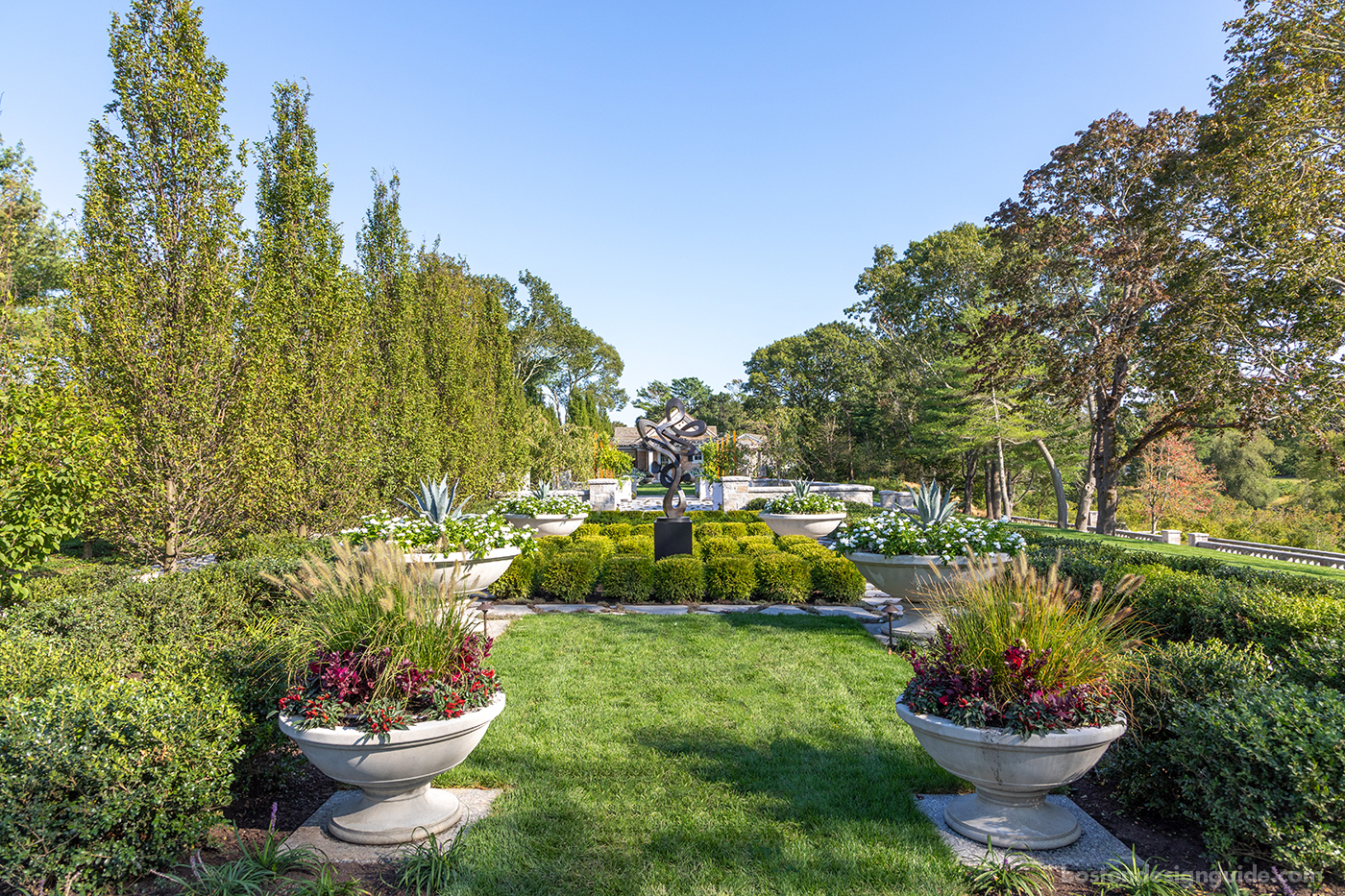 Cape Cod garden by landscape artisans Schmacher Companies