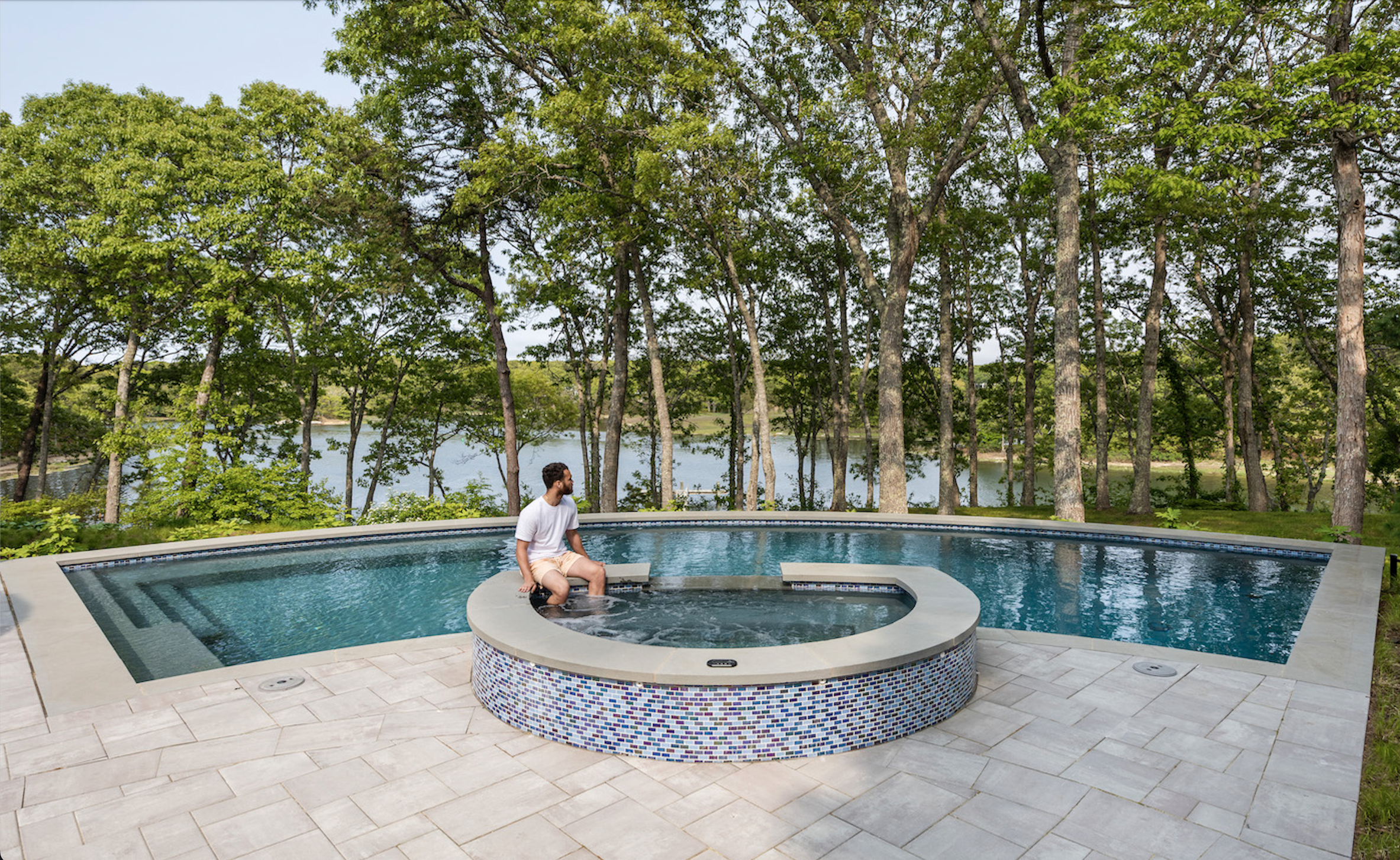 pool design, curved pool, zen associates